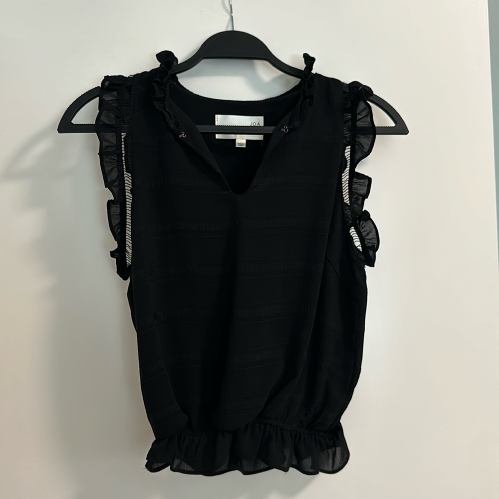 Blank Ruffled Tank Top